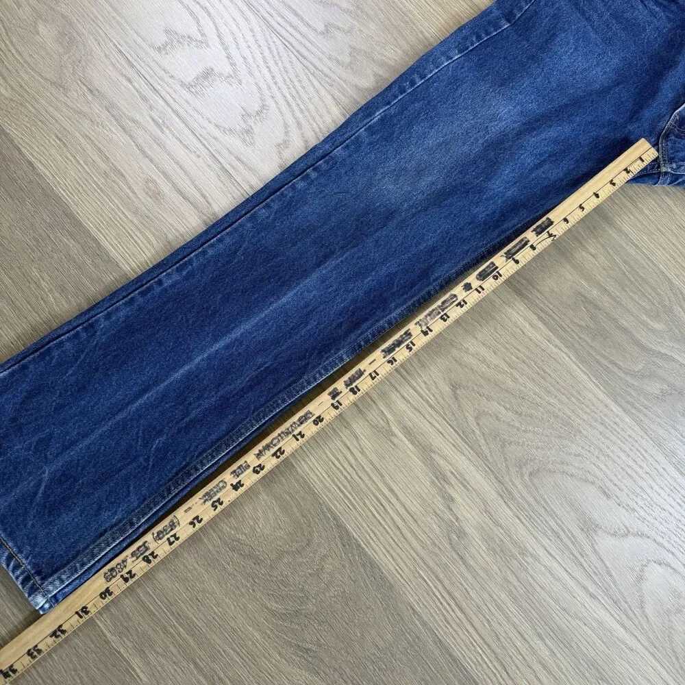 Vintage Levis 517 Jeans Men 34x33 (fits 32x32) 1996 Orange Tab Blue Cotton USA